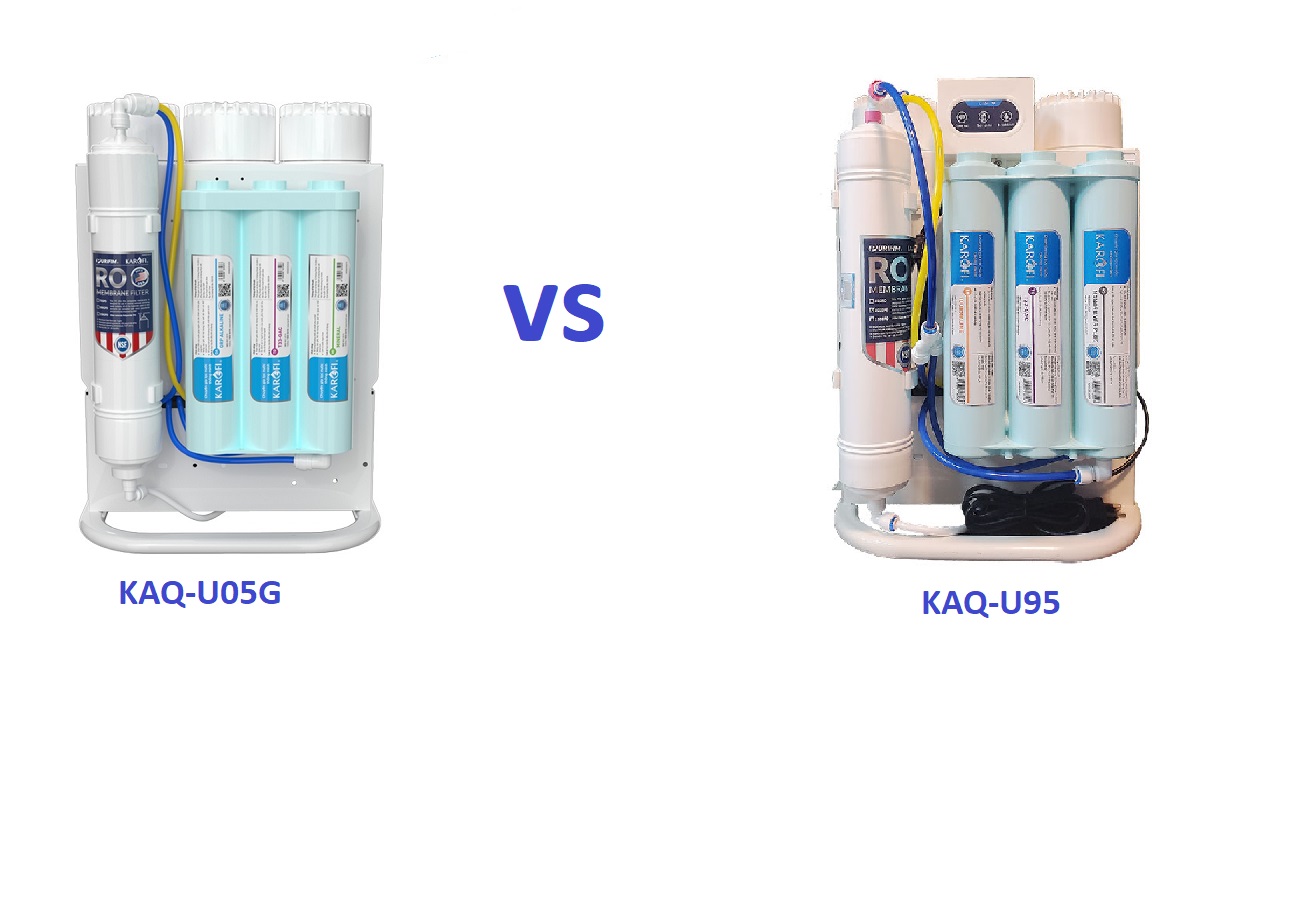 Có gì giống nhau ở máy lọc nước Karofi KAQ-U05G và KAQ-U95