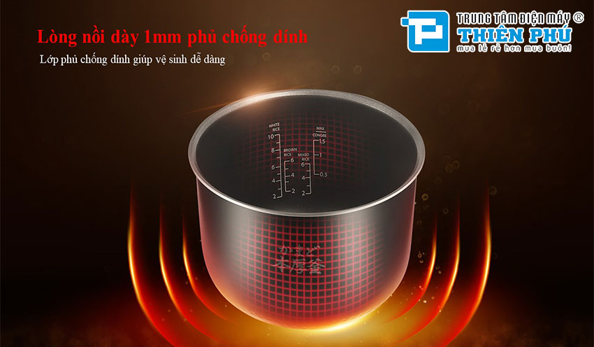 Nồi Cơm Điện Toshiba RC-18JE2VN(O) 1.8 Lít