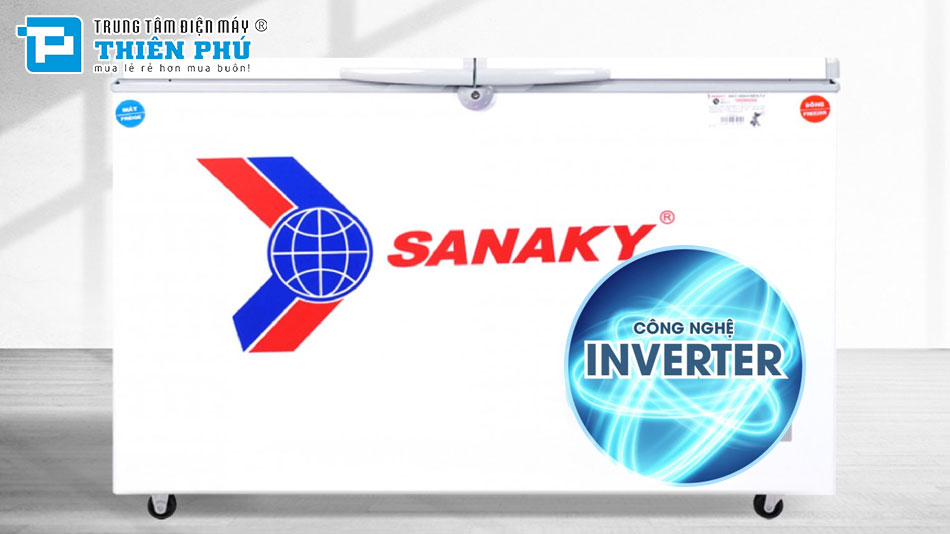 Tủ Đông Sanaky Inverter VH-4099W3 1 Ngăn Đông 1 Ngăn Mát 280 Lít