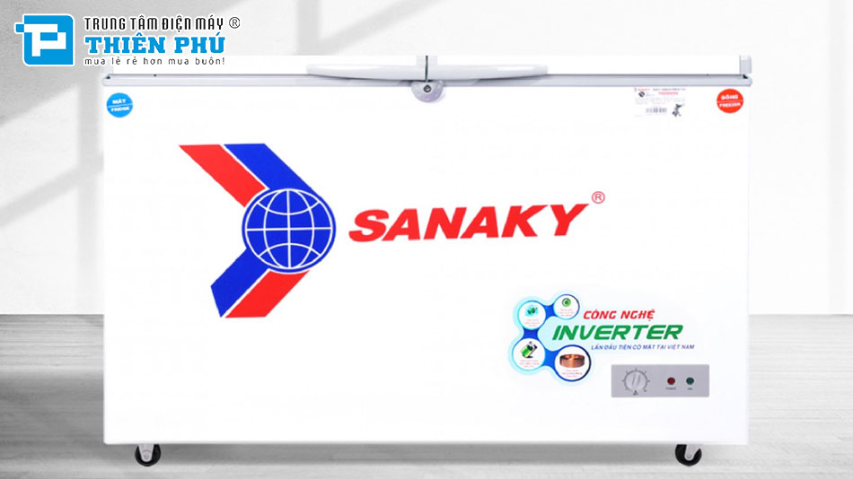 Tủ Đông Sanaky Inverter VH-4099W3 1 Ngăn Đông 1 Ngăn Mát 280 Lít