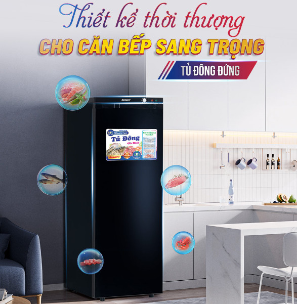 Hướng dẫn cách sử dụng tủ đông Sanaky Inverter 118 lít VH-160K3 cho gia đình