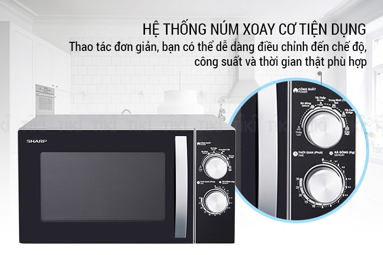 Đột phá công nghệ nấu nướng với lò vi sóng Sharp R-31A2VN-S