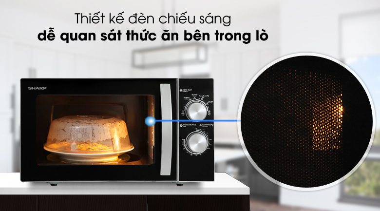 Đột phá công nghệ nấu nướng với lò vi sóng Sharp R-31A2VN-S