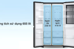 Những tính năng nổi bật có trong tủ lạnh LG GR-V257BL 655 lít