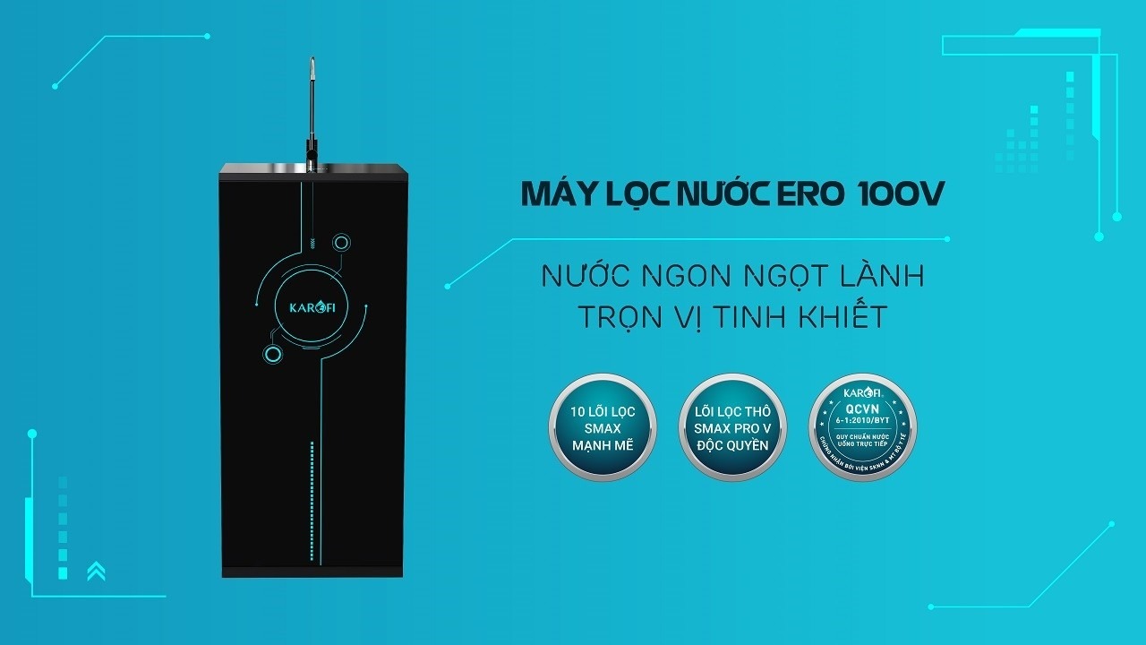 Máy lọc nước Karofi ERO100V 10 lõi