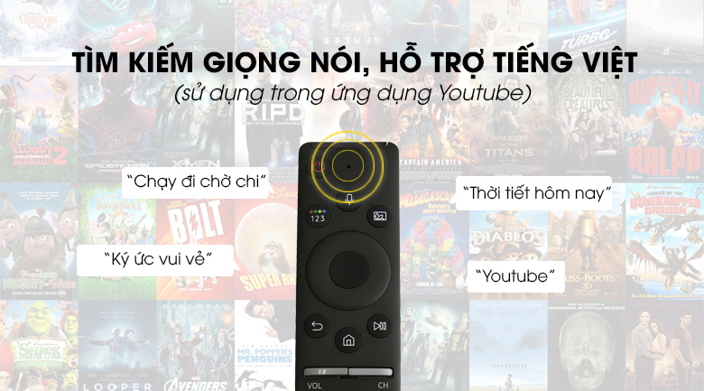 Hướng dẫn sử dụng tìm kiếm giọng nói trên Smart tivi Samsung