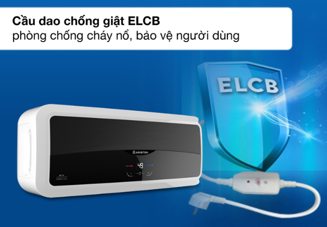 Tìm hiểu chiếc bình nóng lạnh Ariston Slim2 30Lux-D AG+ cho gia đình đông thành viên