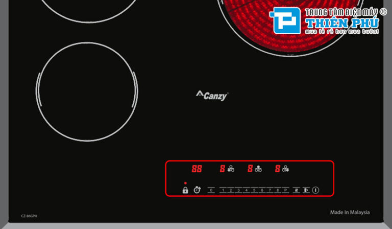 Những lý do nên chọn bếp từ Canzy CZ 86GPH 3 vùng nấu