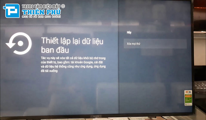 Hướng dẫn cách khôi phục cài đặt gốc cho tivi Sony, nhanh và mượt mà hơn