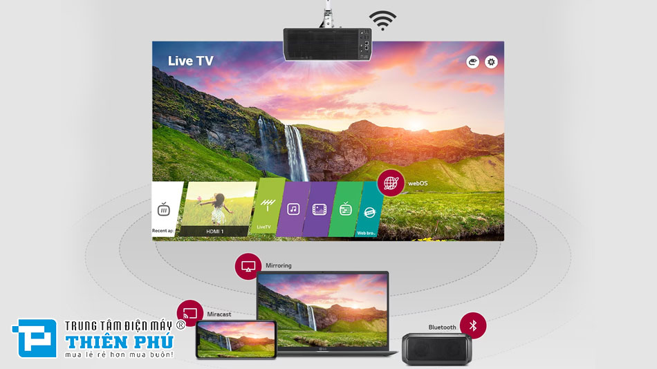 Máy Chiếu LG ProBeam Laser 4K UHD BU50NST