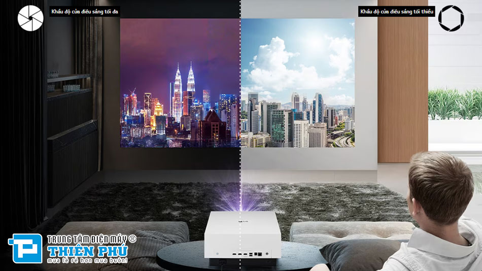 Máy Chiếu LG CineBeam Laser 4K UHD HU810PW