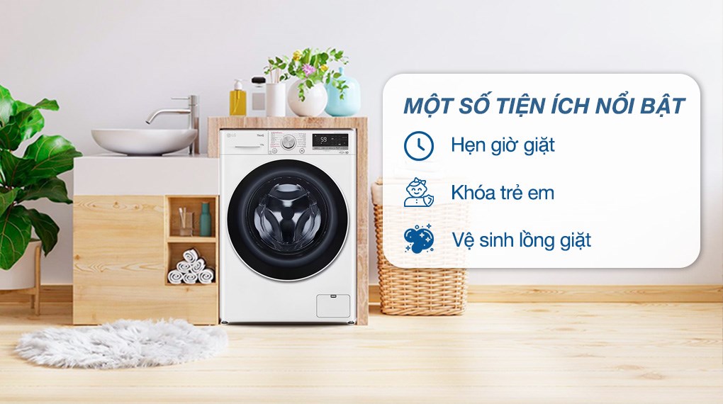 máy giặt LG FV1413S4W 13kg 