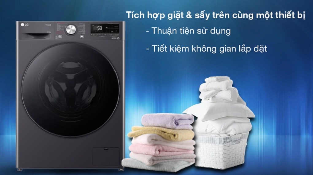 máy giặt sấy LG FV1410D4M1