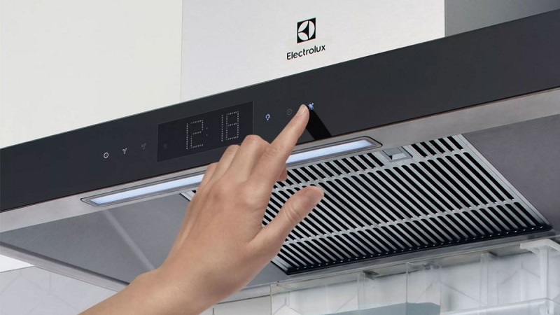 Máy hút mùi Electrolux đèn không sáng