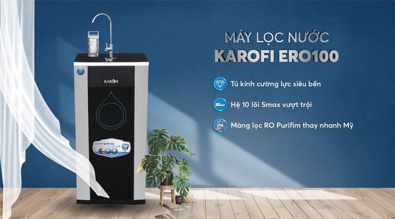 Máy lọc nước Karofi Livotec 512 10 lõi