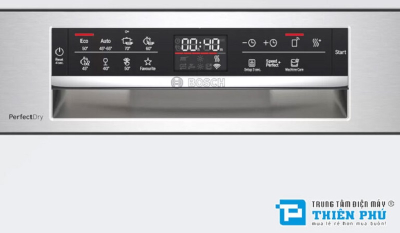 Máy rửa bát Bosch SMI6ZCS49E 14 bộ serie 6 điều khiển cảm ứng
