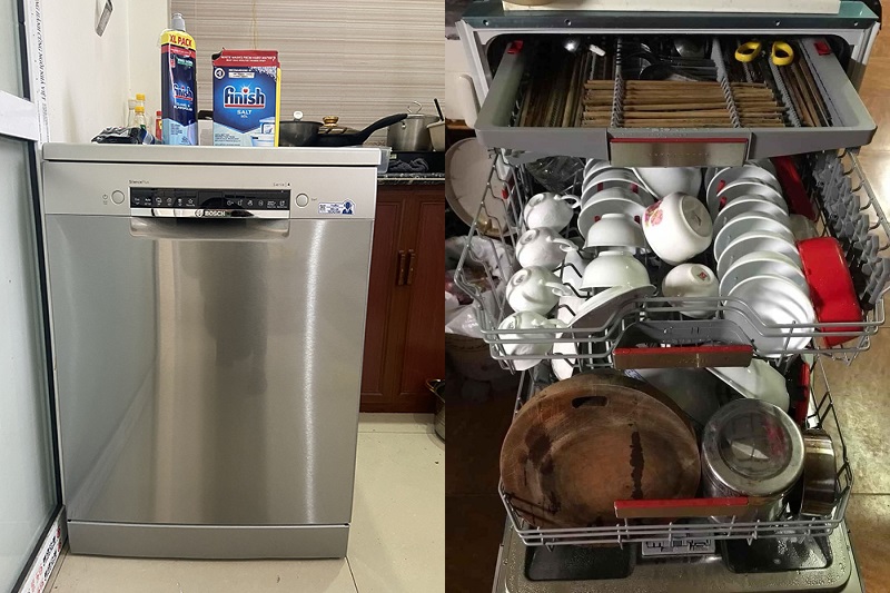 Điểm đặc biệt của máy rửa bát Bosch SMS4ECI14E - series 4 - Đức giá dưới 16 "củ"