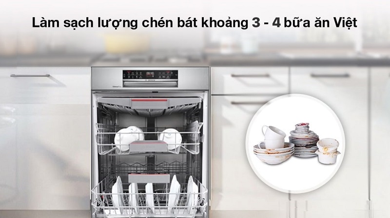 Máy rửa bát Bosch Wifi SMU6ECS57E 14 Bộ Serie 6 - Giảm 13%