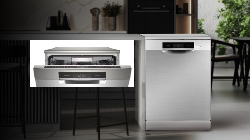 Máy rửa bát nhập khẩu Châu Âu Bosch SMS8YCI03E