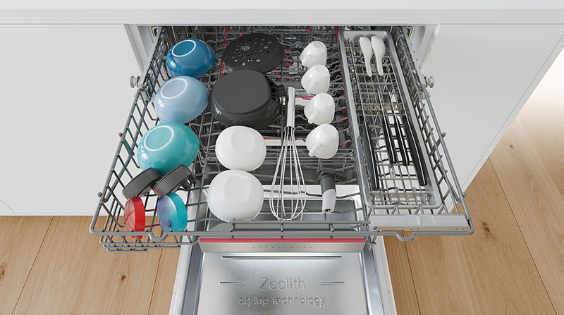 Máy rửa bát Bosch SMS8YCI01E hỗ trợ chăm sóc trẻ nhỏ