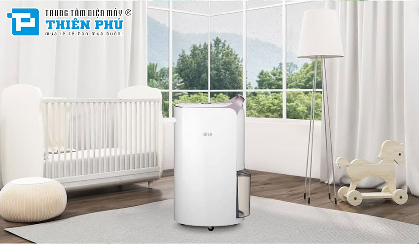 Đánh giá khả năng hút ẩm không khí của máy hút ẩm LG MD19GQGE0