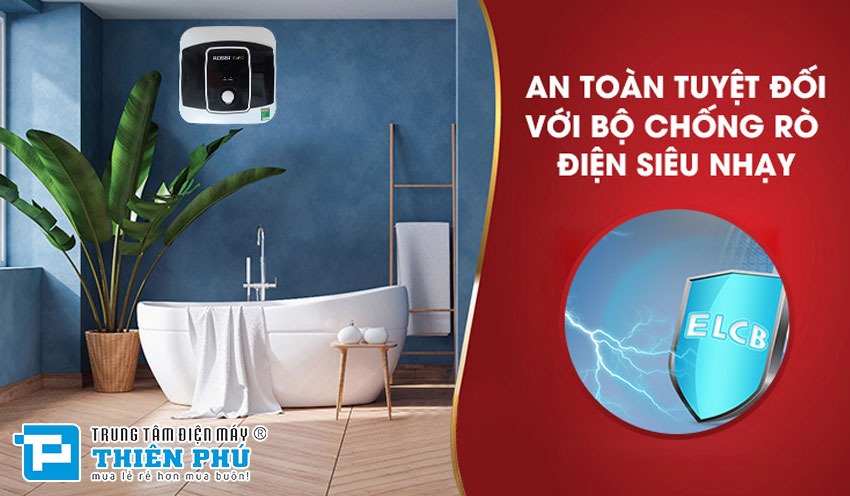 Tìm hiểu về những quy tắc an toàn khi sử dụng bình nóng lạnh Rossi Puro 30 lít Rpo 30SQ