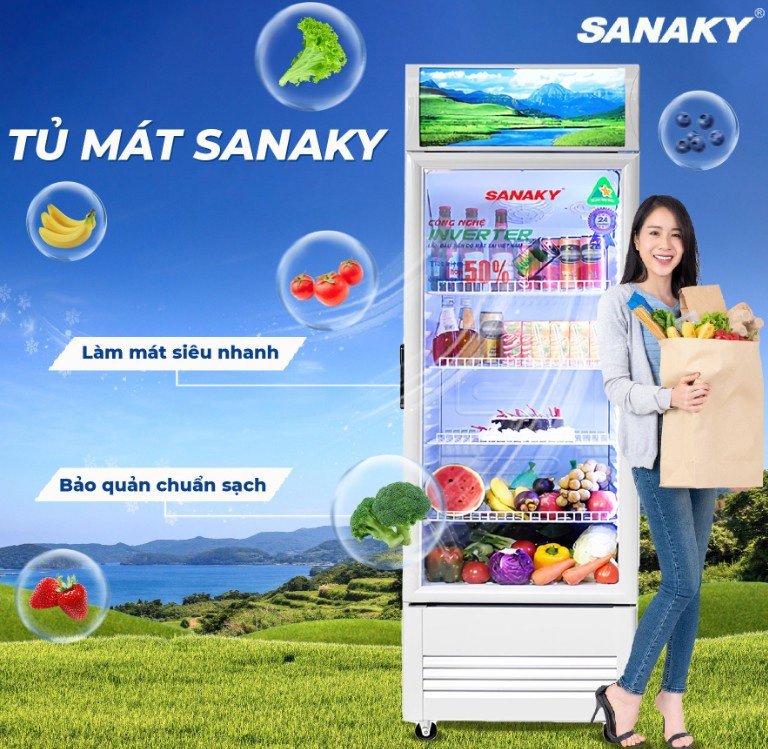 Tham khảo 5 mẫu tủ mát Sanaky được người dùng tìm kiếm nhiều nhất tại Điện Máy Thiên Phú