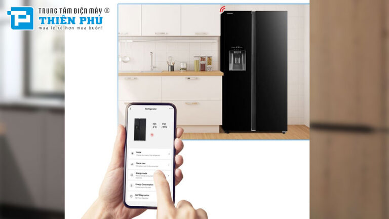 Tủ lạnh Toshiba inverter GR-RS755WIA-PGV(22)-XK đẳng cấp hiện đại, lưu trữ rộng rãi, tiết kiệm vượt trội