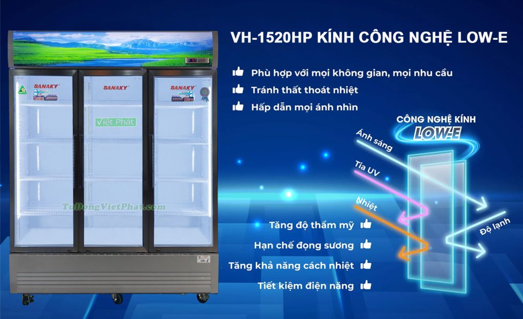 Đánh giá chi tiết chất lượng tủ mát Inverter Sanaky 1520 lít VH-1520HP3