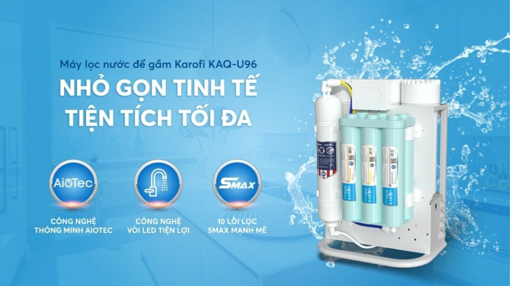 Máy lọc nước Karofi KAQ-U96 10 lõi