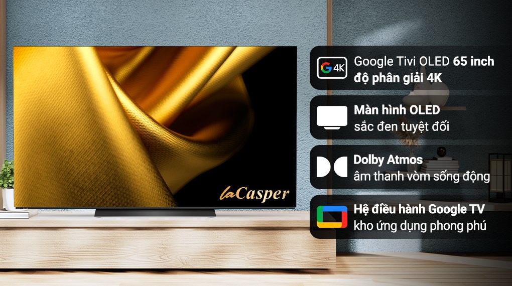 Đánh giá Tivi Casper 65CGS810 qua các tiêu chí