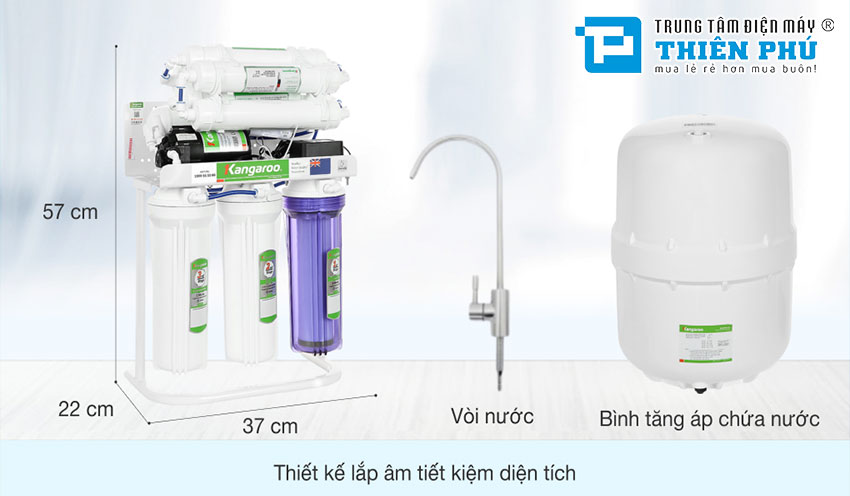 Máy Lọc Nước Kangaroo Hydrogen KGRP09HQ 9 Lõi