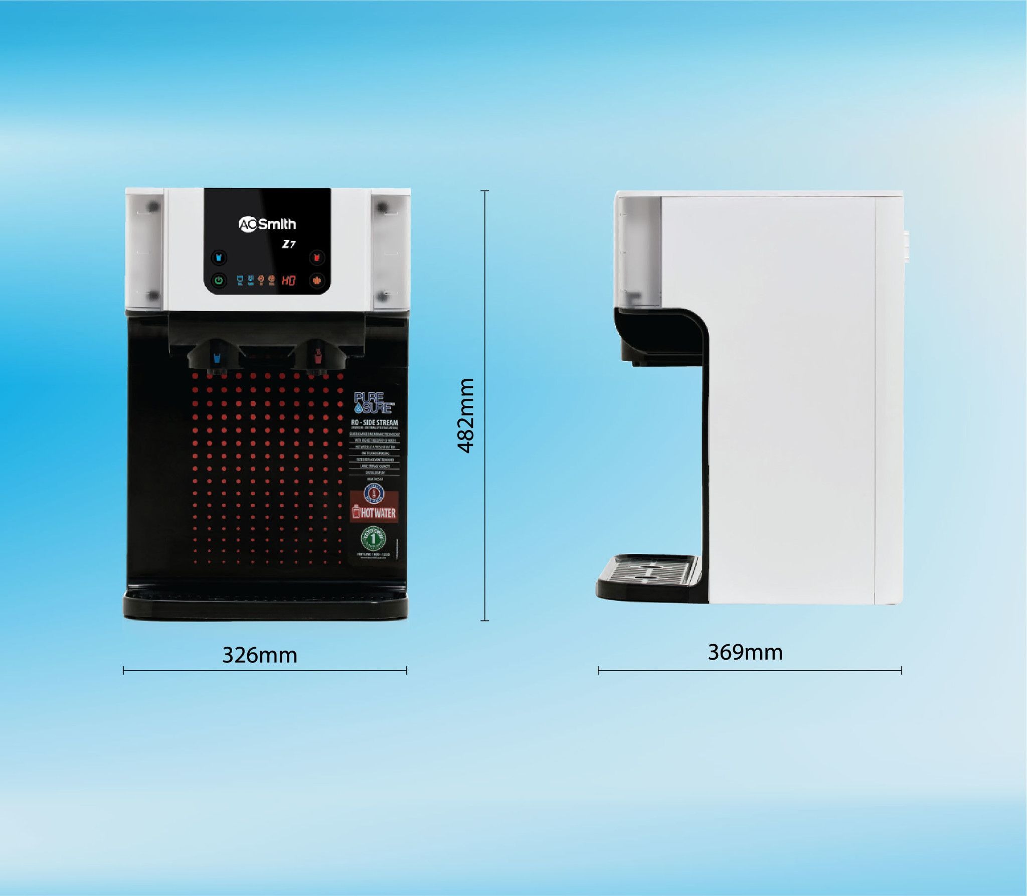 Máy lọc nước 5 lõi AO Smith Z7