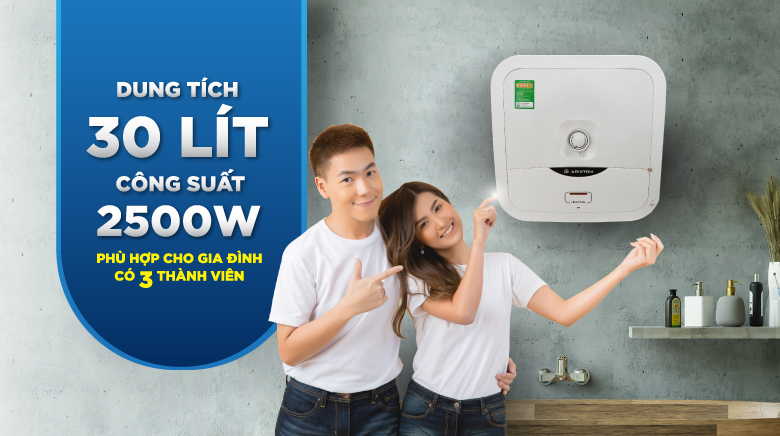 Đánh giá ưu nhược điểm trên những dòng bình nóng lạnh Ariston 30L được bán chạy nhất hiện nay