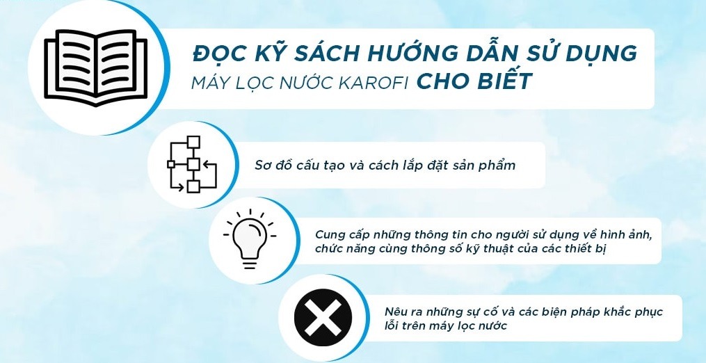 Cách sử dụng máy lọc nước Karofi KAQ-U95 đúng cách