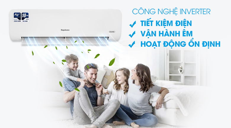 Khám phá Điều Hòa Nagakawa Inverter 12000Btu NIS-C12R2H11 giá rẻ tiết kiệm điện