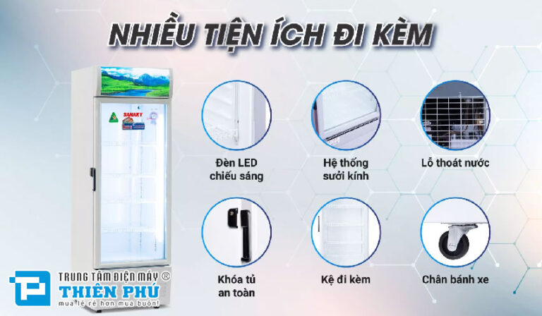 5 lý do nên chọn tủ mát Sanaky inverter 1 cánh 480 lít VH-5089K3