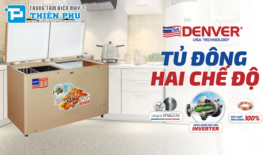 3 lý do khiến tủ đông Denver AS 588HDI trở thành mẫu tủ bán chạy nhất hiện nay