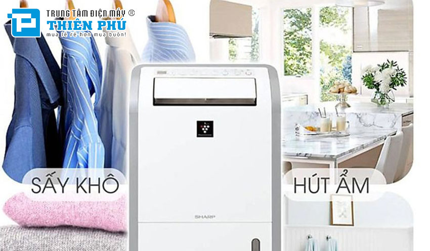Máy hút ẩm Sharp DW-D20A-W: Đối tác lý tưởng cho không gian sống sạch sẽ và khô ráo