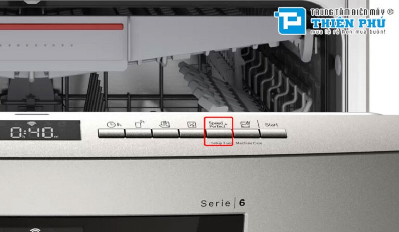 Máy rửa bát Bosch 14 bộ SMS6ECI07E có 3 chương trình bổ sung