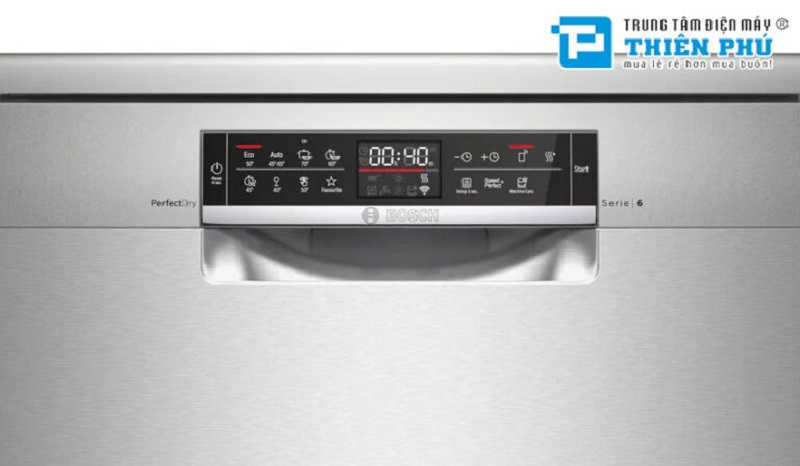 Máy rửa bát Bosch SMS6ZCI42E 14 bộ serie 6 tích hợp 14 chức năng