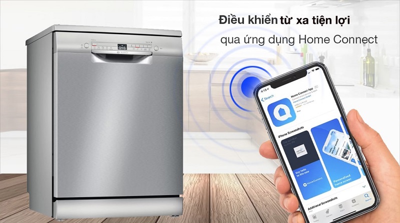 điều khiển máy rửa bát Bosch serie 2 SMS2IVI61E từ xa