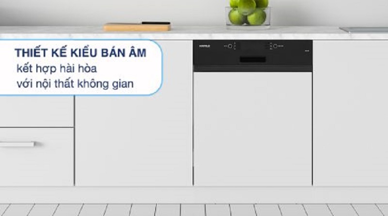 máy rửa bát Hafele HDW-HI60B 15 bộ nâng cấp không gian bếp