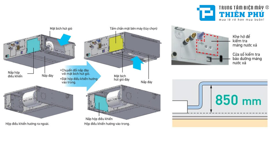 Lắp đặt và bảo dưỡng dễ dàng, nhanh chóng