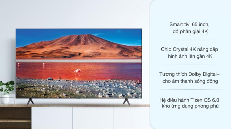 Top 5 Smart tivi samsung 65 inch dưới 15 triệu?