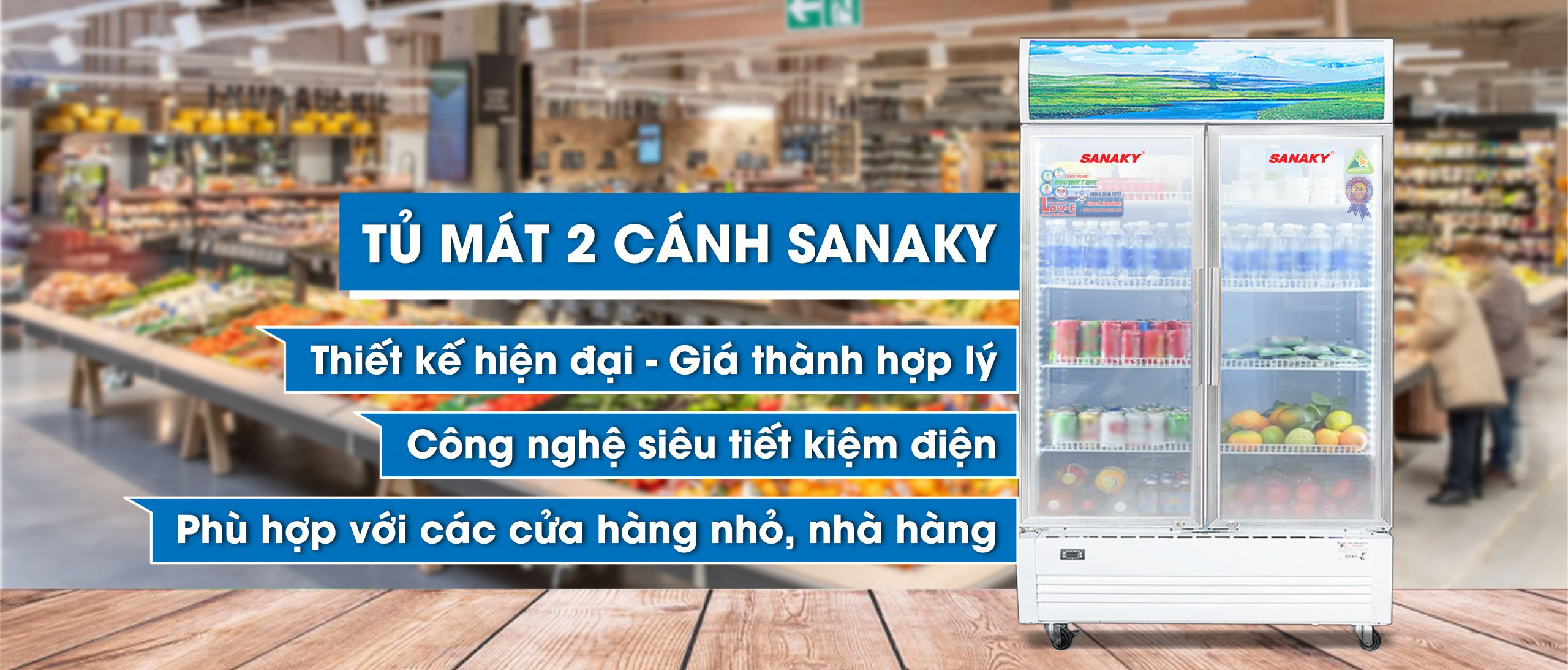 Nên mua tủ mát Sanaky 2 cánh nào tốt nhất hiện nay? Gợi ý 3 model đáng mua nhất