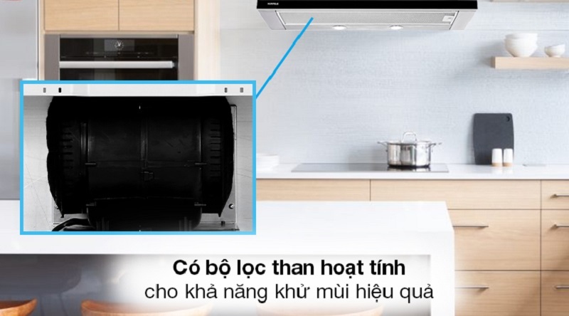 máy hút mùi Hafele HH-TT70A có than hoạt tính