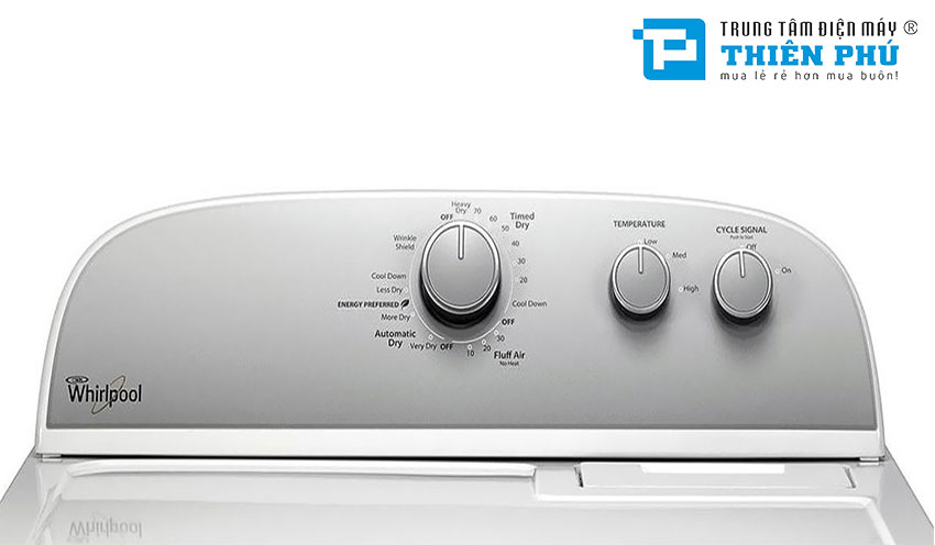 Khám phá các đặc điểm nổi bật trên máy sấy quần áo WhirlPool 15 kg 3LWED4815FW