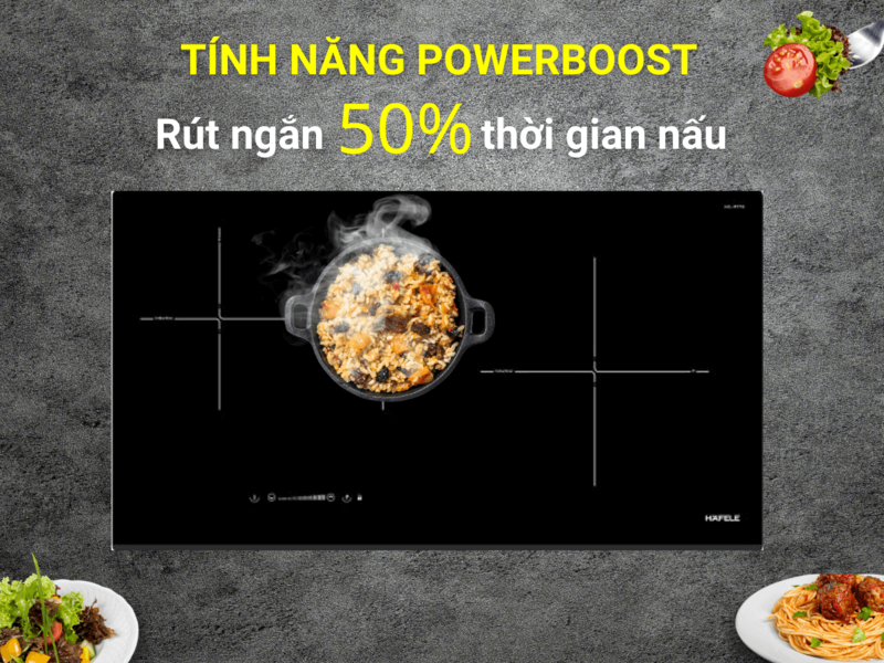 Chức năng gia nhiệt nhanh PowerBoost