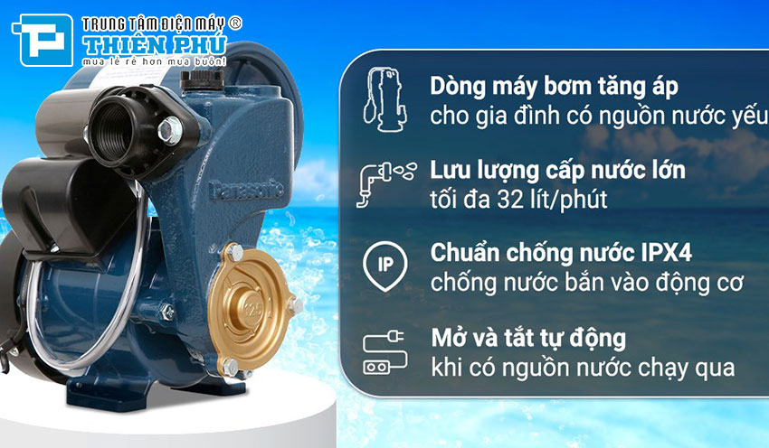 Máy Bơm Nước Tăng Áp Panasonic A-130JAK